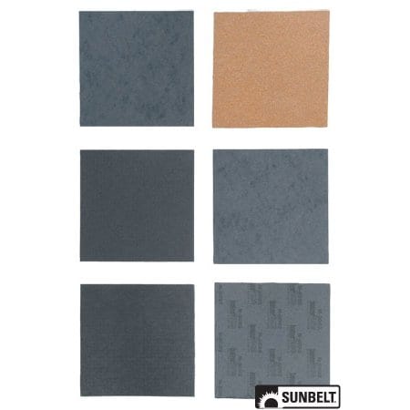 A & I Products Gasket Material Kit 6.6" x5.8" x0.5" A-B1AC899